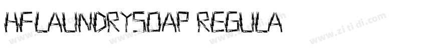 HFLaundrySoap Regula字体转换